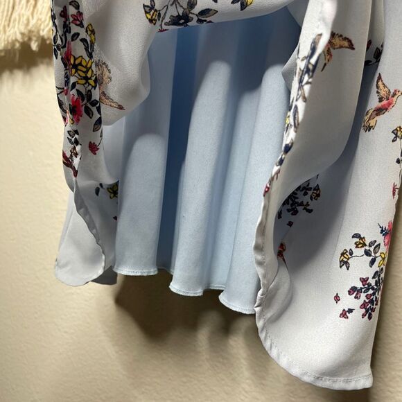 Blue Rain Blue Floral Dress Small - Picture 2 of 6